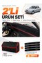 Renault 9 Broadway (1985-2000) Compatible Glove Box Cover + Leather Trunk Bag + Sticker Set - Re003
