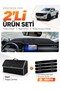 Foton Tunland V9 (2025-Later) Compatible Glove Box Cover + Leather Trunk Bag + Sticker Set - Ft001