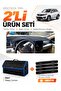 Kia Sorento (2009-2014) Compatible Torpedo Cover + Leather Trunk Bag + Sticker Set - Ki019