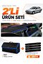 Renault 21 Manager (1990-1996) Compatible Dashboard Cover + Leather Trunk Bag + Sticker Set - Re005
