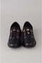 Seç Z428 Genuine Leather Comfort Women's Shoes Black - 3