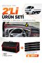 Kia Bongo (2004-2019) Compatible Torpedo Cover + Leather Luggage Bag + Sticker Set - Ki001