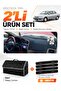 Nissan Primera P11 (1996-2000) Compatible Torpedo Cover + Leather Trunk Bag + Sticker Set - Ni014