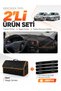 Hyundai Getz (2002-2011) Compatible Torpedo Cover + Leather Luggage Bag + Sticker Set - Hu021
