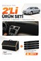 Toyota Camry (2006-2012) Compatible Dashboard Cover + Leather Trunk Bag + Sticker Set - To007