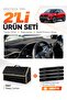 Opel Crossland (2020-2024) Compatible Dashboard Cover + Leather Trunk Bag + Sticker Set - Op022