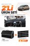 Kia Venga (2009-2011) Compatible Torpedo Cover + Leather Trunk Bag + Sticker Set - Ki025