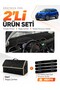 Renault Kadjar (2015-2022) Compatible Dashboard Cover + Leather Trunk Bag + Sticker Set - Re024