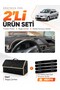Renault Clio Symbol Without Airbags (2002-2008) Compatible Torpedo Cover + Leather Trunk Bag Set - Re011