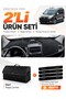 Fiat Doblo (2013-2015) Compatible with Covered Glove Box Cover + Leather Trunk Bag + Sticker Set - Fi007