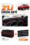 Nissan Juke (2010-2019) Compatible Glove Box Cover + Leather Trunk Bag + Sticker Set - Ni004