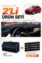 Skoda Kamiq (2020-2025) Compatible Dashboard Cover + Leather Trunk Bag + Sticker Set - Sk005
