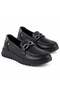3610 Genuine Leather Casual Women's Shoes-Black