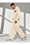 Unisex Circle Printed Oversize Winter Sweatshirt and Baggy Sweatpants Set - 2