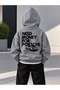 Sweatshirt (Hooded) Boys' 3 Thread Raster Printed Winter Hoodie