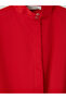 Esvab • Modern & Distinctive Stand Collar Belted Women's Shirt - 8