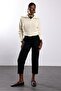 Cream Wide Collar Knitwear Cardigan - 3