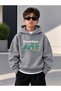 Sweatshirt (Hooded) Boys' 3 Thread Raster Printed Winter Hoodie