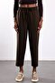 Brown Front-Stitched Sweatpants - 3