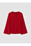 Rmz Gi̇yi̇m Farkiyla Zero Roba Collar Spanish Sleeve Blouse - 2