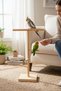 Bird Training Stand Wooden Play and Activity Stand with 4 Perches 61 cm