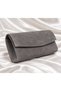 Suede Handbag, Portfolio Bag, Clutch Bag, Evening Bag - 2