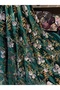 Sequin Embroidered Velvet Fabric - 5