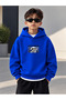 Sweatshirt (Hooded) Boys' 3 Thread Raster Printed Winter Hoodie