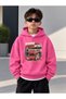 Sweatshirt (Hooded) Boys' 3 Thread Raster Printed Winter Hoodie