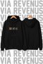 One Piece Printed Unisex Wide Fit Hoodie Sweatshirt - 3 Thread Fleece Hood Lining with White Thread Detail