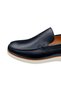 46-49 Large Size Genuine Leather Casual Shoes Black - 5