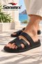 Signature H Banded Men's Slippers – Premium Comfort and Modern Design