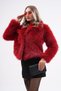 Wide Collar Feathered Jacket - 7