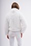 Wide Collar Feathered Jacket - 5