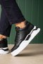Men's Black Sneaker Black Detailed Thick Soled Casual Sports Shoes - 5