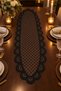 Elegant Runner Cover with Lace Appearance – Casual and Special Occasion Decoration for Dining Table, Nightstand, Coffee Table, and Display Cabinet - 5