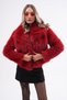 Wide Collar Feathered Jacket - 5