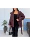 Faux Leather Short Trench Coat (Hooded) - 2