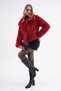 Wide Collar Feathered Jacket - 6