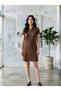 Almada Dress Oysho Fabric Polo Collar