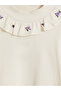 Esvab • Modern & Distinctive Embroidered Ruffled Girls' T-Shirt - 4