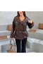 Faux Leather Short Trench Coat (Hooded) - 2