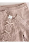 100% Cotton Chocolate Brown Ruffle Patterned Long Sleeve 2-Piece Top and Bottom Set Alyg66583 - 6
