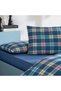 Sintra Ranforce Double Duvet Cover Set Navy Blue - 2