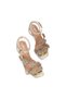 Petalo 90 Crystal Stone Luxury Women's Heeled Sandals - 4