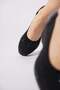 Operas Front Belt Stoned Women's Wedge Heeled Shoes Black - 4