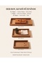 Handmade Premium 3-Piece Leather Tray Set - Coffee Table, Entryway, Bathroom, Makeup, Jewelry, and Presentation Tray