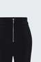 Zipper Detailed Trousers - Black - 4