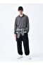 Regular Fit Belted Elastic Cuff Black Tracksuit