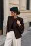 Women's Pillbox Hat – Hard Textured Synthetic Felt, Adjustable, Chin Strap - 3
